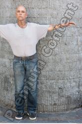 Whole Body Man T poses Casual Average Street photo references